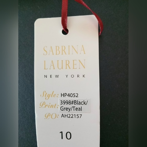 NWT | Sabrina Lauren Plaid Pen Shirt Size 10 - Picture 8 of 10